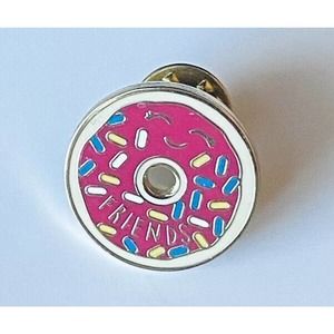Tommy Hilfiger Pin Donut Friends Lapel Enamel Collectible, Simpson Style Vibes